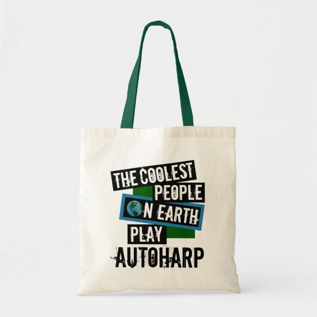 Bolso De Tela La gente más fresca en el juego Autoharp de la (Frente)