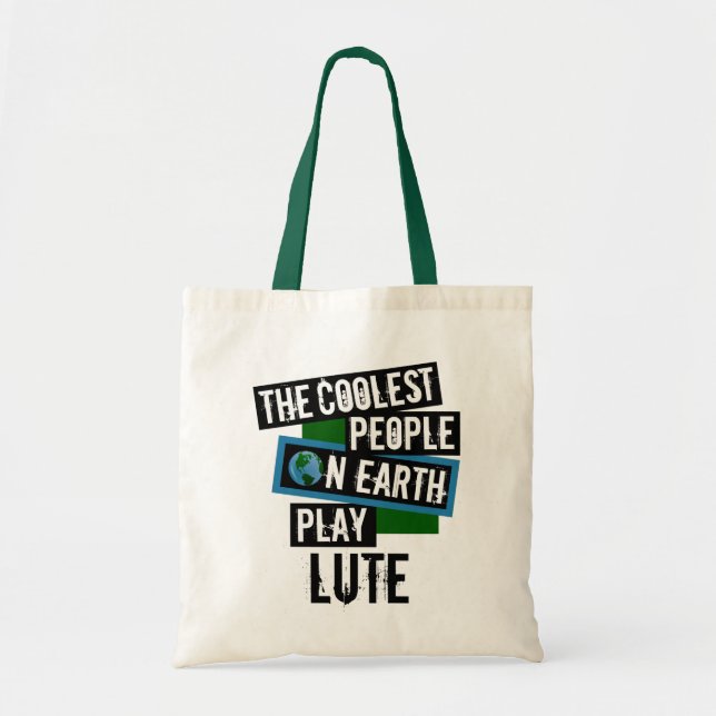 Bolso De Tela La gente más fresca en el laúd del juego de la (Frente)