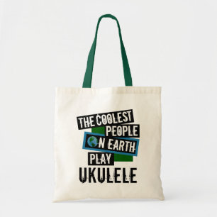 Bolso De Tela La gente más fresca en el Ukulele del juego de la