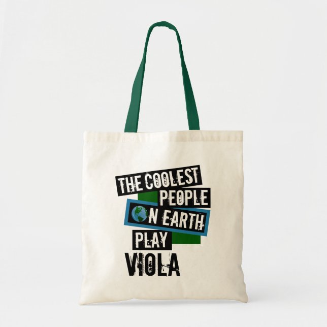 Bolso De Tela La gente más fresca en viola del juego de la (Frente)