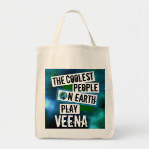 Bolso De Tela La gente más fría de la Tierra toca Veena