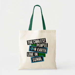 Bolso De Tela La Gente más Genial del Mundo Vive en Sunol