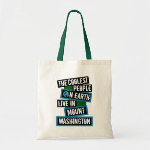 Bolso De Tela La Gente más Genial en la Tierra en Mount Washingt
