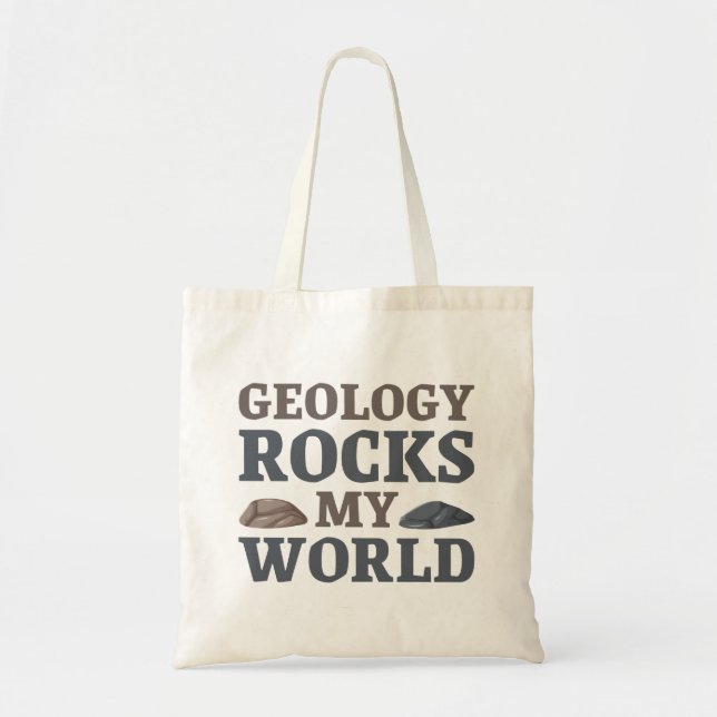 Bolso De Tela La geología sacude mi mundo (Frente)