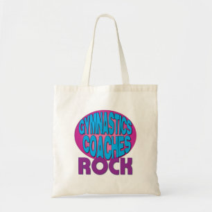 Bolso De Tela La gimnasia entrena el camisetas de la roca