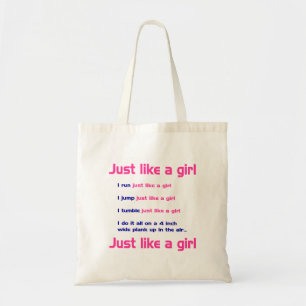 Bolso De Tela La gimnasia tiene gusto de un chica