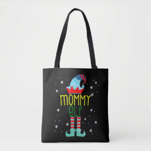 Bolso De Tela La graciosa mami Elf Feliz Navidad