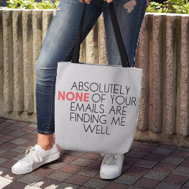 Bolso De Tela La gracioso moda sarcástica me encuentra bien tote