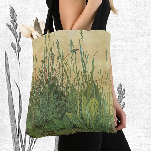 Bolso De Tela La gran (gran) pieza de turf de Albrecht Durer (Subido por el creador)
