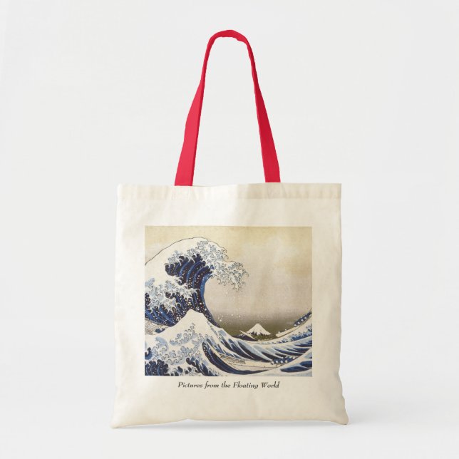 Bolso De Tela La gran ola de Hokusai (Frente)