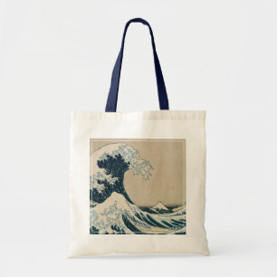 Bolso De Tela La gran ola de Kanagawa