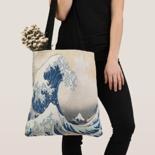Bolso De Tela La gran ola del Kanagawa Ukiyo-e japonés