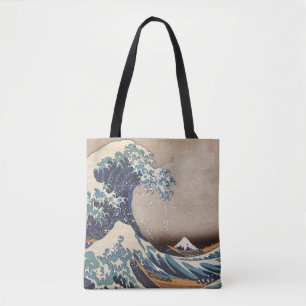 Bolso De Tela La gran onda de Kanagawa