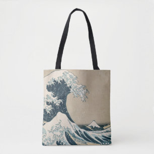 Bolso De Tela La gran onda de Kanagawa