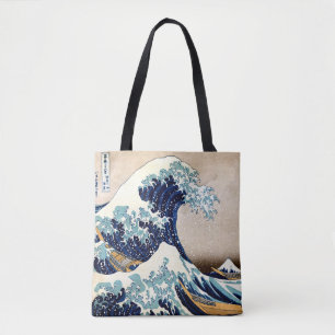 Bolso De Tela La gran onda de Kanagawa
