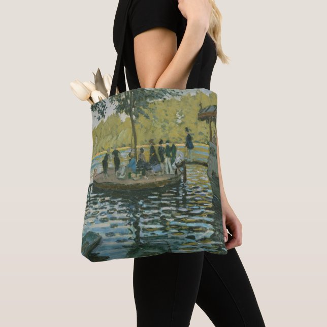 Bolso De Tela La Grenouillere de Claude Monet el | (Detalle)
