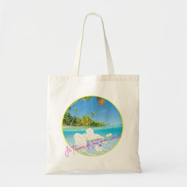 Bolso De Tela La Guadeloupe (Frente)