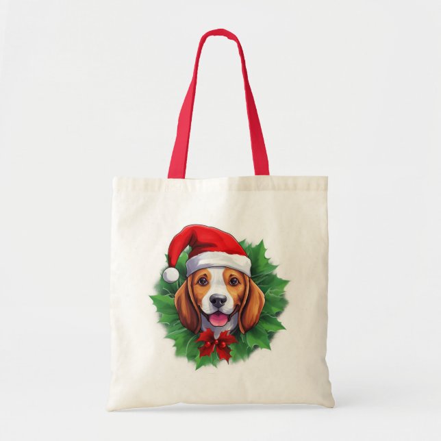 Bolso De Tela La guerra de los Navidades Beagle (Frente)