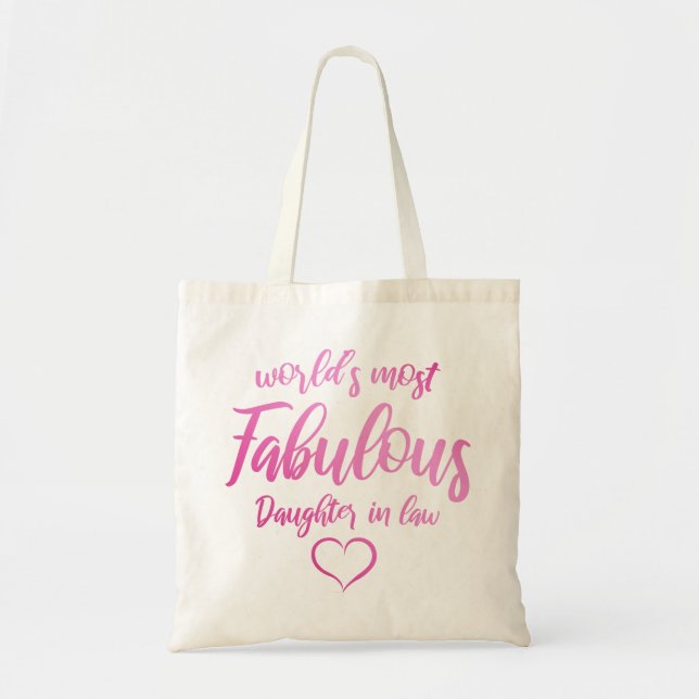 Bolso De Tela La hija jurídica más fabulosa del mundo (Frente)