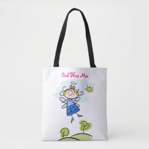 Bolso De Tela La hija pequeña Angel personalizada