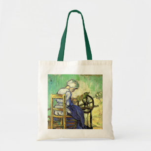 Bolso De Tela La Hilandera por Vincent van Gogh