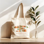 Bolso De Tela La historia arquitectónica de Groovy 1970 es mi vi<br><div class="desc">Dé este tote de 'Historia arquitectónica es mi vibe' al historiador arquitectónico en su vida.</div>