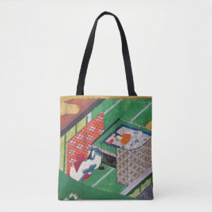 Bolso De Tela La historia de Genji, Tawaraya Sotatsu