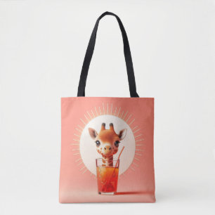 Bolso De Tela La Hora Feliz de Giraffe