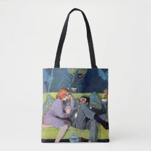 Bolso De Tela La incursión pasada de Monte negro