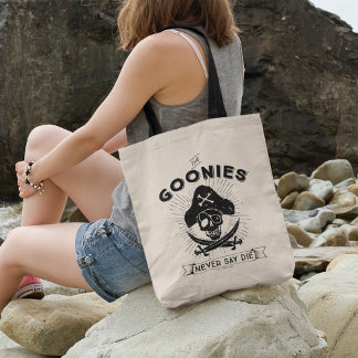 Bolso De Tela La insignia pirata "Nunca digas morir" de los Goon