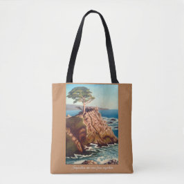 Bolso De Tela La inspiración puede venir dondequiera del tote de