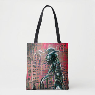 Bolso De Tela La invasión de Aline