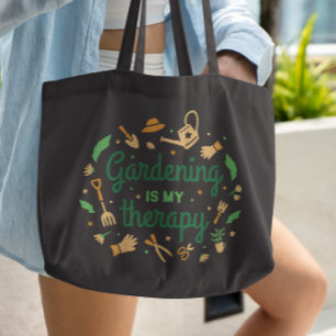 Bolso De Tela La jardinería es mi terapia