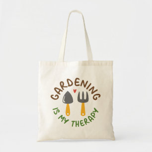 Bolso De Tela La jardinería es mi terapia