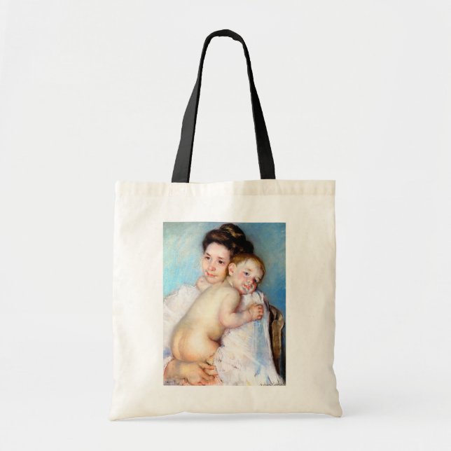 Bolso De Tela La joven madre, Cassatt (Frente)
