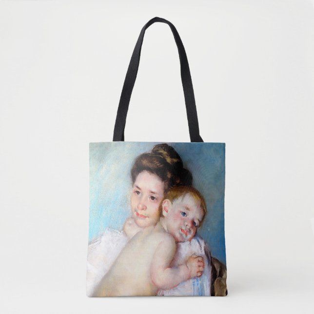 Bolso De Tela La joven madre, Cassatt (Anverso)