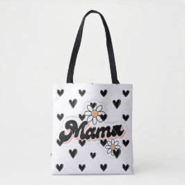 Bolso De Tela La juguetona Daisy Mama Tote Bag | Cálido y modern