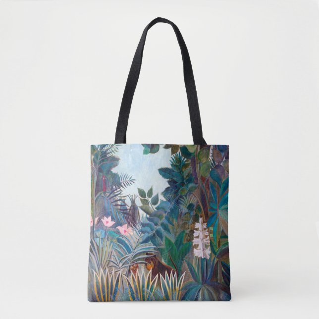 Bolso De Tela La Jungla Ecuatorial, Rousseau (Anverso)
