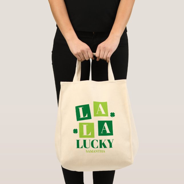 Bolso De Tela La La Lucky St. Patrick’s Day (Anverso (producto))