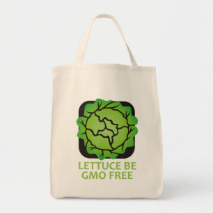 Bolso De Tela La lechuga sea nos dejó sea tote del logotipo de