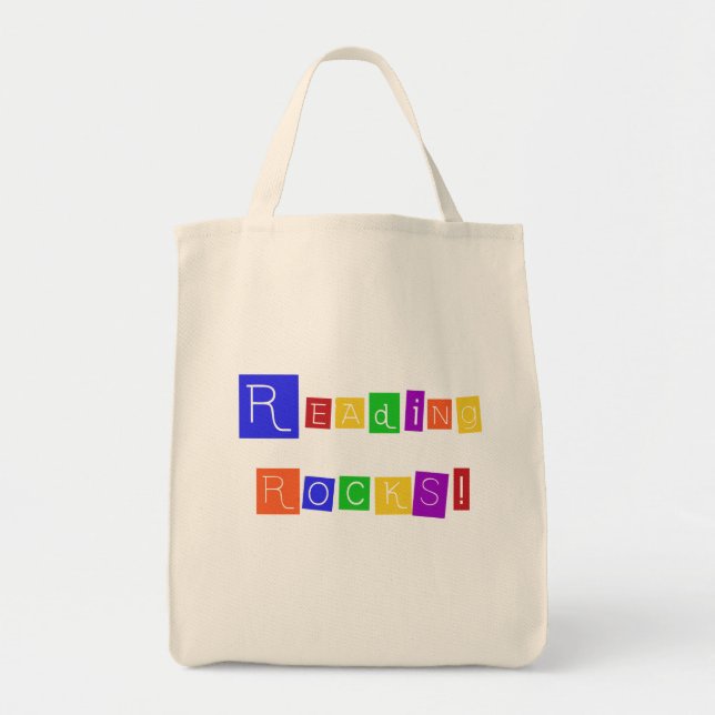 Bolso De Tela La lectura oscila las camisetas y los regalos (Frente)