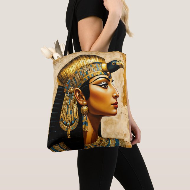 Bolso De Tela La Legendaria Cleopatra VII (Detalle)