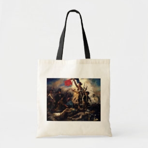 Bolso De Tela La libertad como líder del pueblo, Eugene Delacro