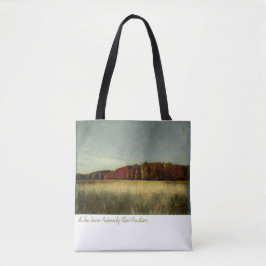 Bolso De Tela La línea del árbol en otoño - Fundación Artista -