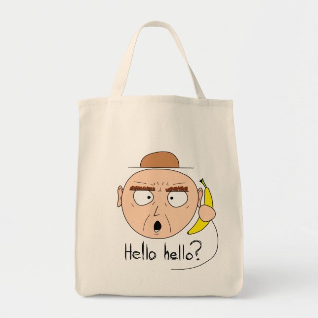 Bolso De Tela La lona de "Bananaphone" empaqueta (la luz) (Frente)