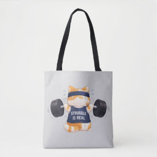 Bolso De Tela La lucha es real