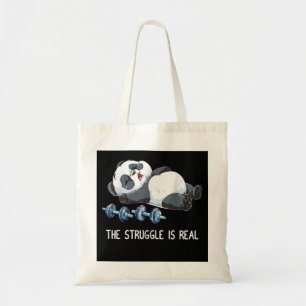 Bolso De Tela La lucha es una auténtica paliza panda