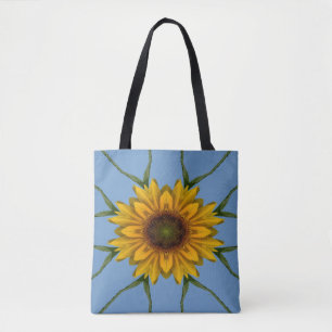 Bolso De Tela La luz del girasol.