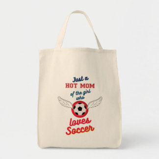 Bolso De Tela La madre caliente del chica que ama el fútbol