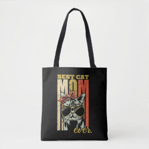 Bolso De Tela La madre del gato más grande jamás gato
